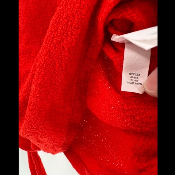 Madewell, Texture & Thread Wrap-Tie Top, lightweight ***RUNS BIG*** - Picture 7 of 9